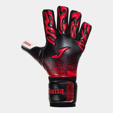 Guantes portero f&uacute;tbol Premier rojo negro