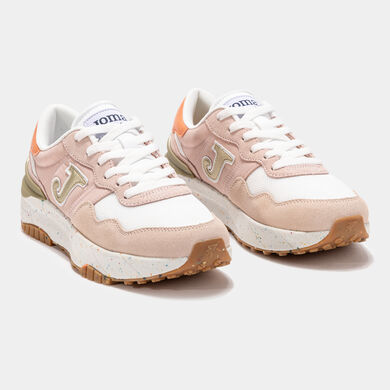Zapatillas casual C.367 Lady 25 mujer blanco rosa