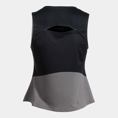 T-shirt de alça mulher Challenge preto