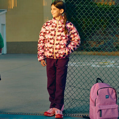 Pantalone lungo donna Kids Camp bordeux