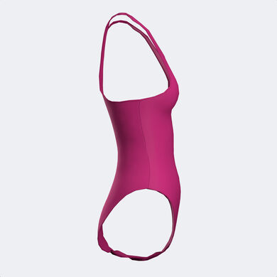 Badebekleidung frau Splash fuchsienfarbig