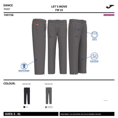 Longs pants man Step black