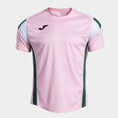 Camiseta manga corta hombre Montreal rosa verde