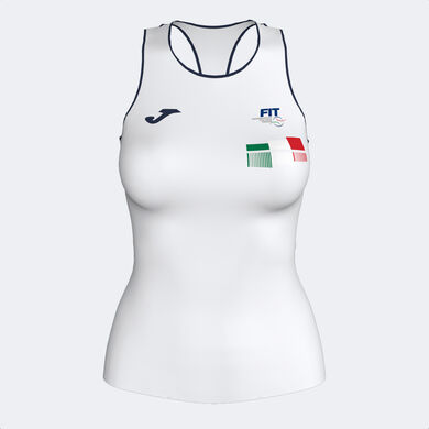 Tricou cu bretele FederaȚia Italiană De Tenis damă