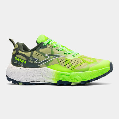 Zapatillas trail Sima 26 hombre verde fl&uacute;or