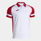 Polo manica corta uomo Lider bianco rosso