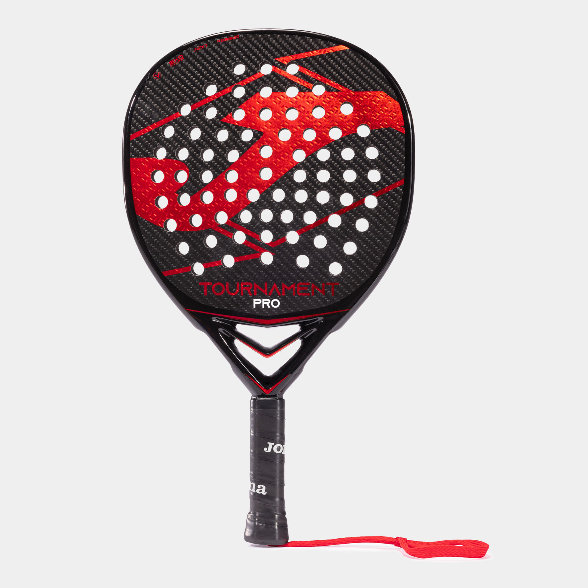 Padel racket TOURNAMENT PRO black red