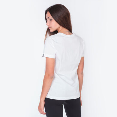 Tricou cu mânecă scurtă damă Desert alb