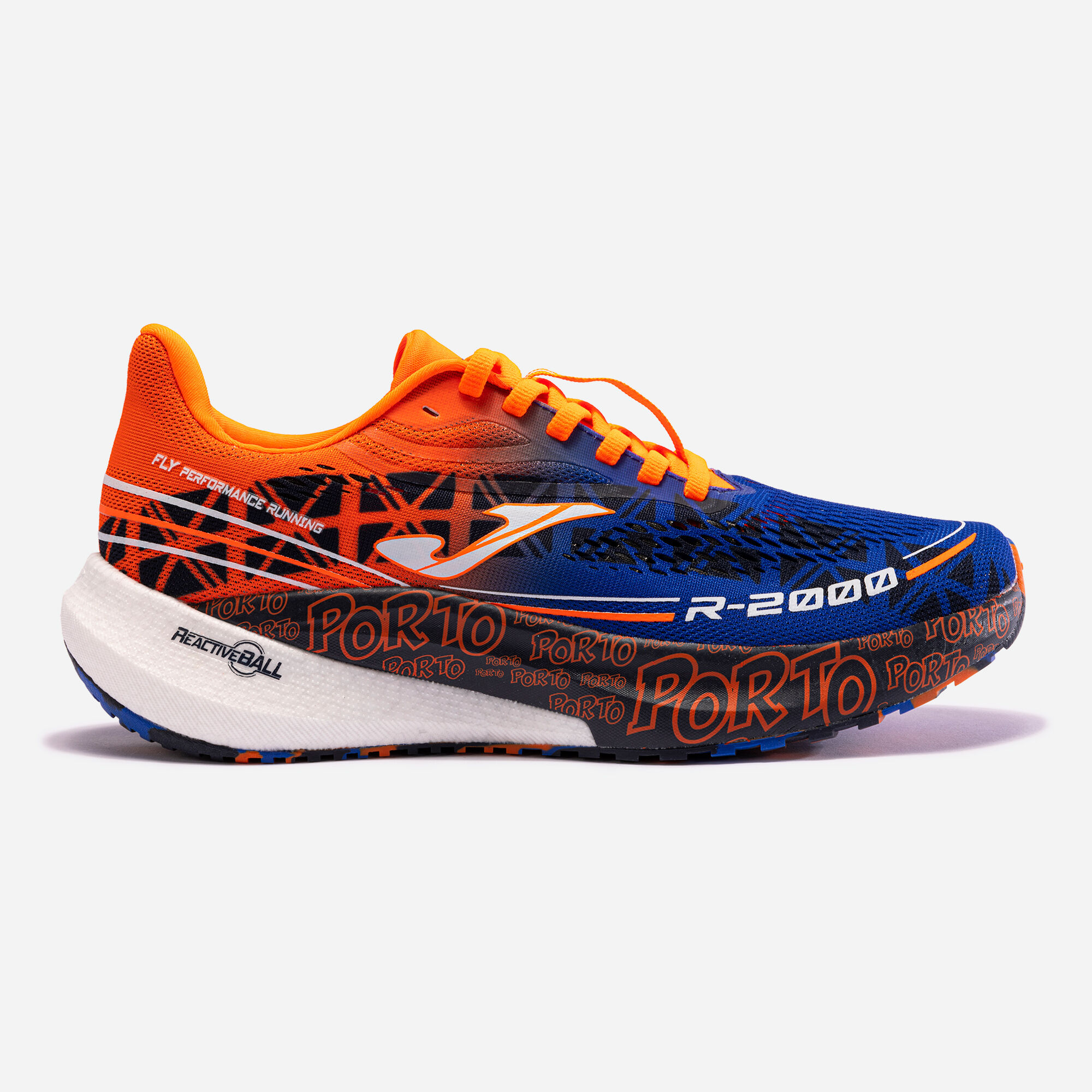 Chaussures running R.2000 23 Marathon De Oporto unisexe bleu roi orange