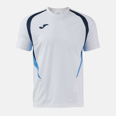 Maillot manches courtes homme CHAMPIONSHIP 20 blanc bleu ciel