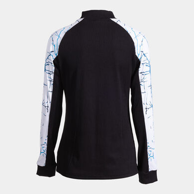 Sudadera mujer Elite IX negro blanco