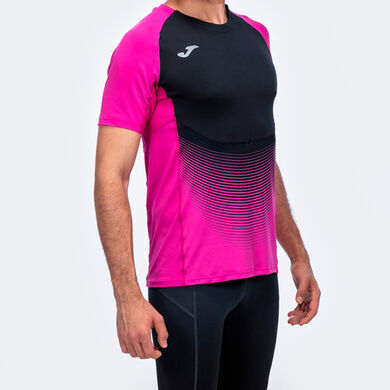 TRICOU CU MÂNECĂ SCURTĂ BĂRBAȚI ELITE VI ROZ NEGRU
