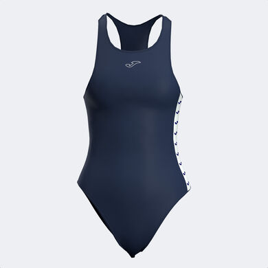 Badebekleidung frau Splash marineblau weiß