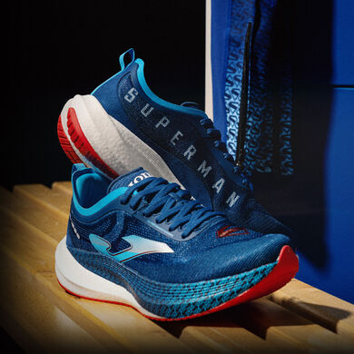 Chaussures running R1000 25 Superman Warner Bross unisexe bleu marine