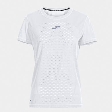 Shirt short sleeve woman R-Trail Nature white