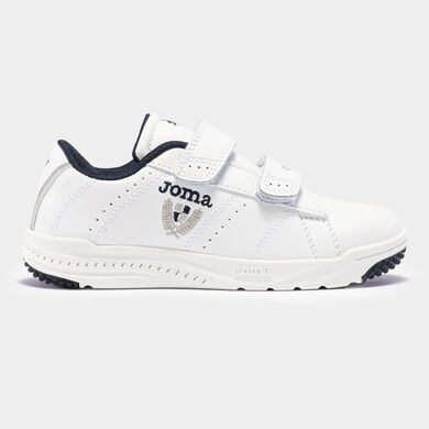 Pantofi sport casual W.Play Jr 23 junior alb bleumarin