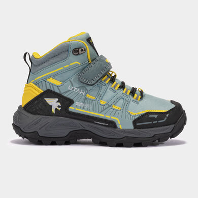 Botas outdoor Utah Jr 24 junior verde amarillo