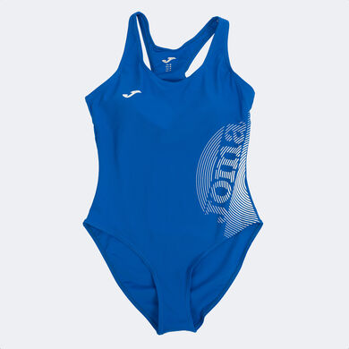 Swimsuit woman Lake II royal blue white