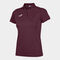 Polo manches courtes femme Hobby bordeaux