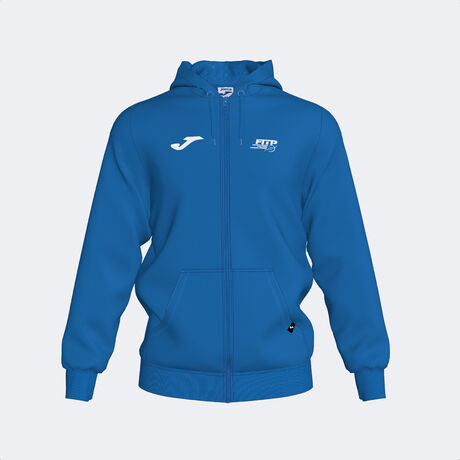 CHAQUETA CON CAPUCHA FED. ITALIA TENIS
