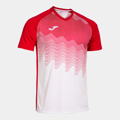 Camiseta manga corta hombre Tiger VI blanco rojo