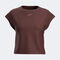 Sleeveless t-shirt woman BREATH brown