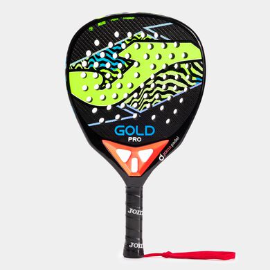 Padel racket Gold Pro black fluorescent yellow