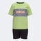 Ensemble junior Kids Camp vert citron noir