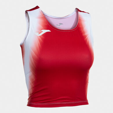 Top mujer Elite XI rojo blanco