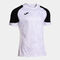 Camiseta manga corta hombre Performance Handball blanco negro