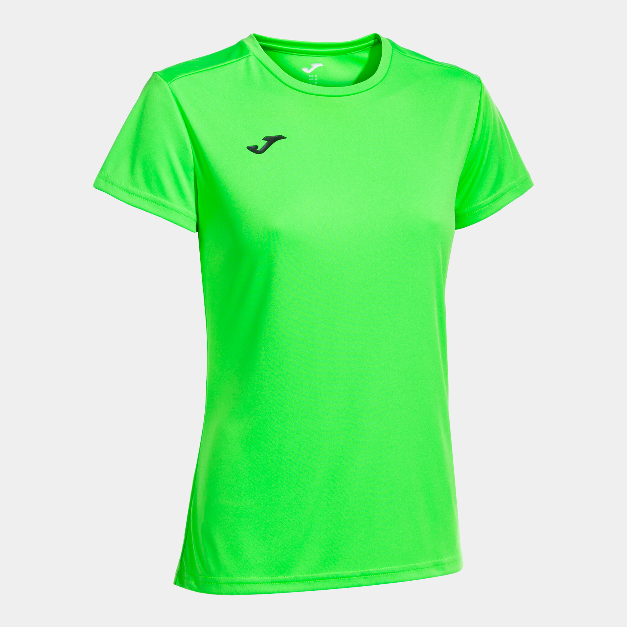 Shirt short sleeve woman Combi fluorescent green