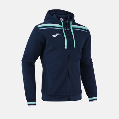 Giacca con cappuccio uomo Toledo II blu scuro verde