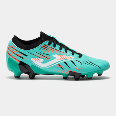 Botas fútbol Propulsion 25 terreno firme FG turquesa