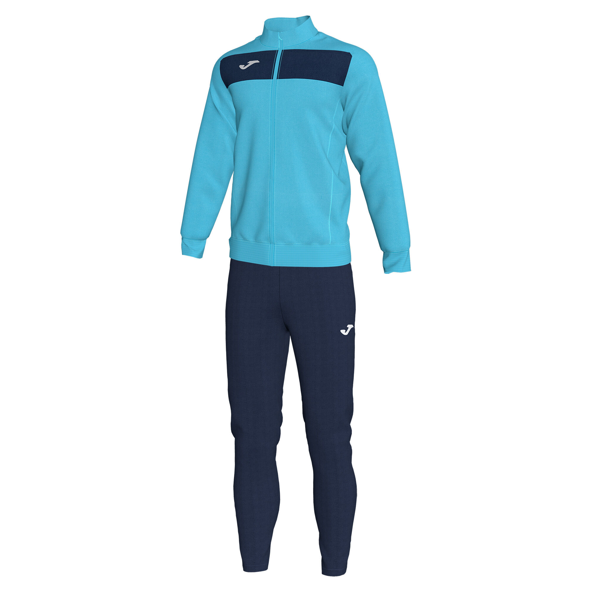 TRACKSUIT MAN ACADEMY II FLUORESCENT TURQUOISE NAVY BLUE