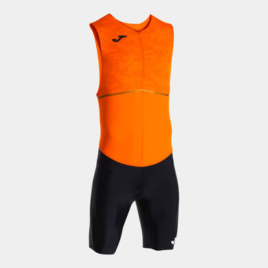 Body homme Record III orange noir