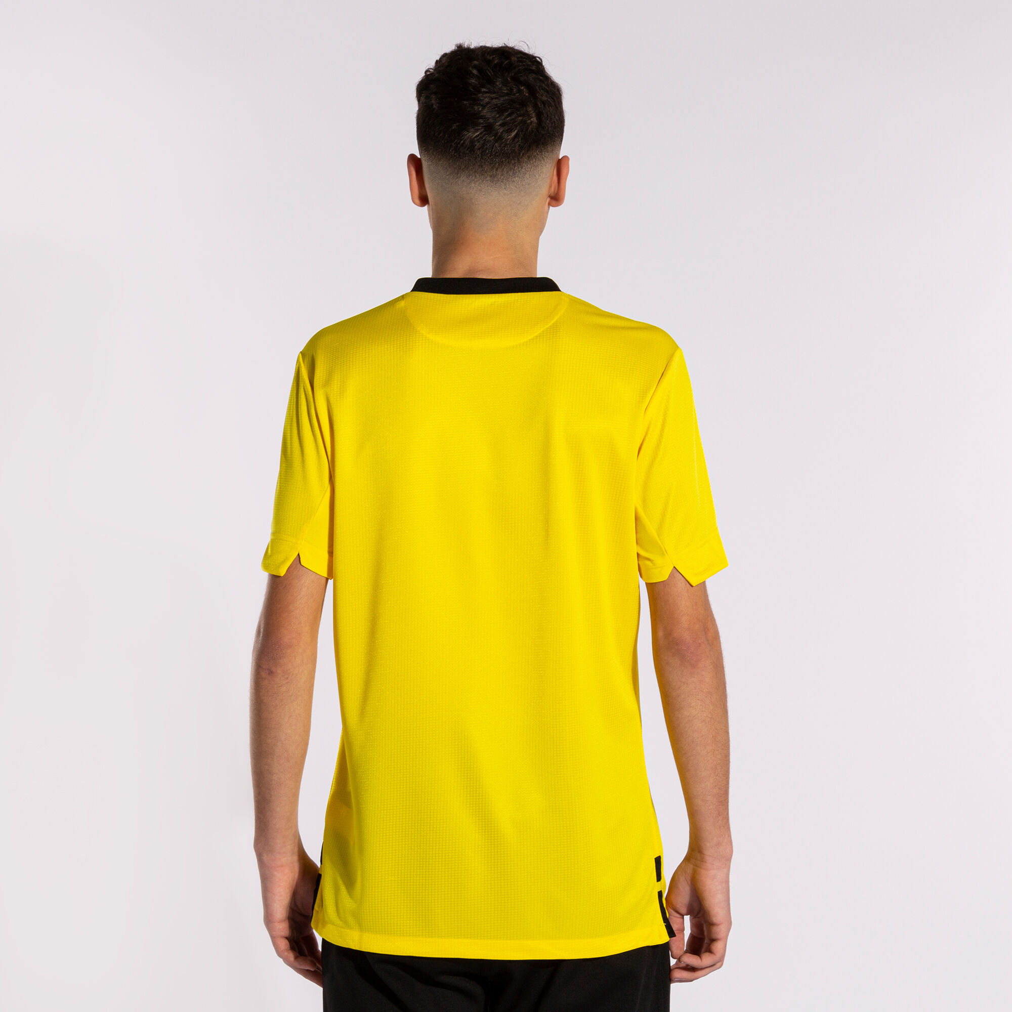 T-shirt manga curta homem Gold IV amarelo preto