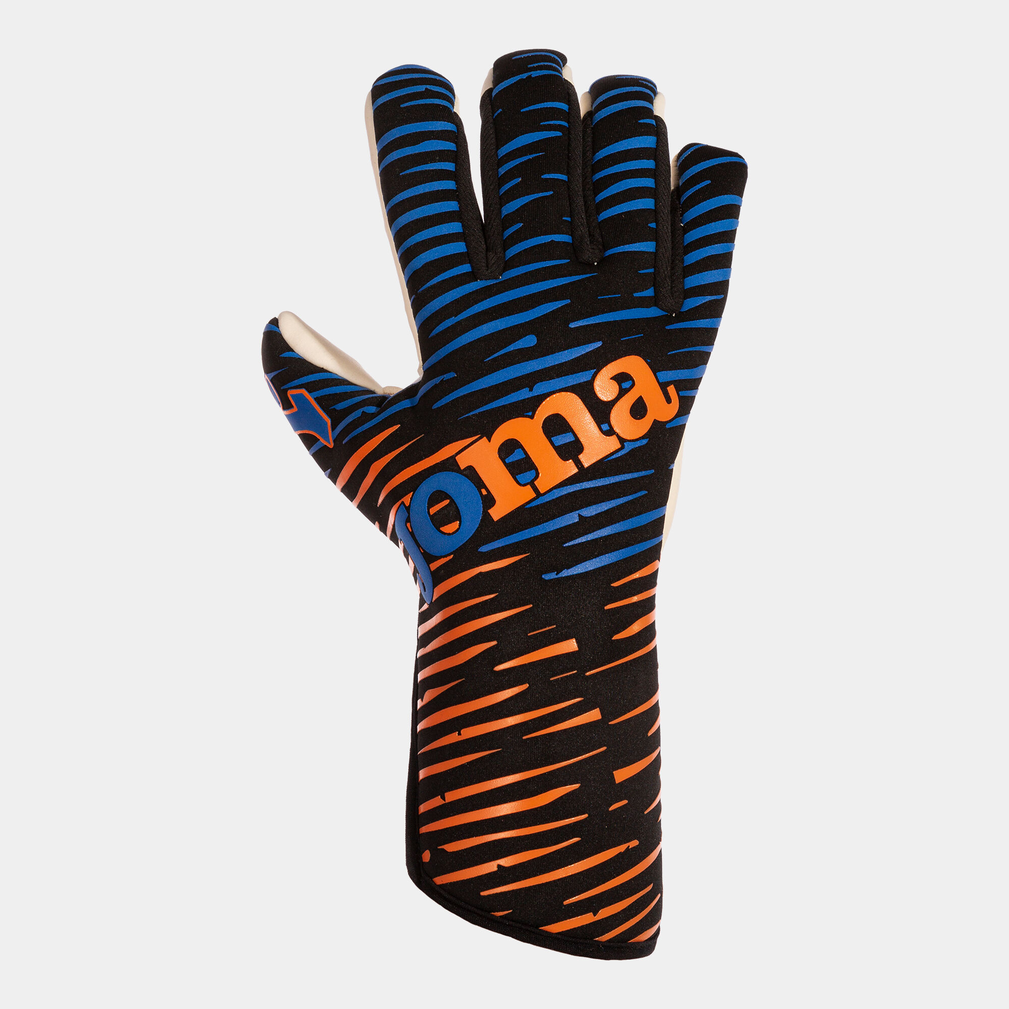Luvas de guarda-redes futebol Gk Panther azul laranja preto