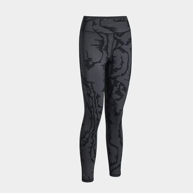 Mallas largas mujer Indoor Gym negro naranja