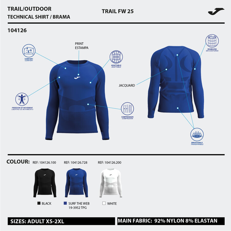 CAMISETA MANGA LARGA R-TRAIL NATURE
