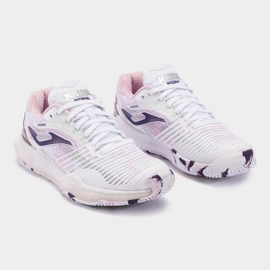 Zapatillas Point Lady 24 clay mujer blanco rosa