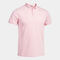 Polo shirt short-sleeve man Pasarela III pink