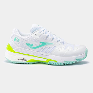 Zapatillas T.Slam 23 clay mujer blanco celeste