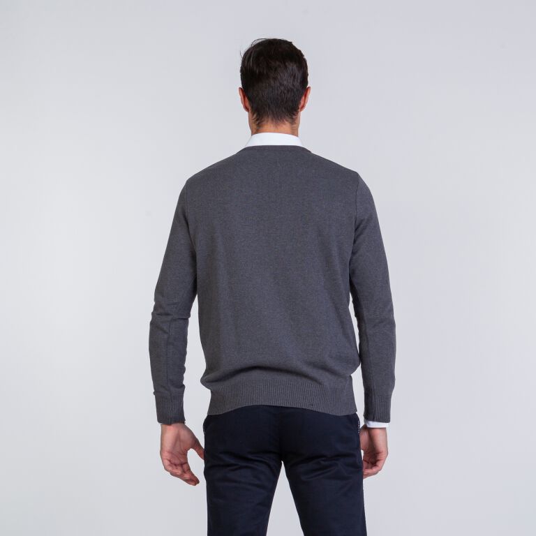 PULL MANCHES LONGUES HOMME PASARELA II GRIS