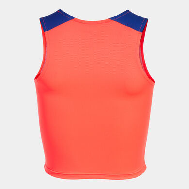 Top mujer Elite X coral flúor royal