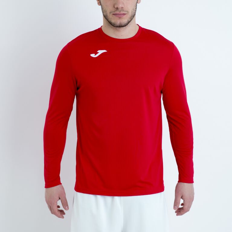 Camiseta manga larga hombre Combi rojo