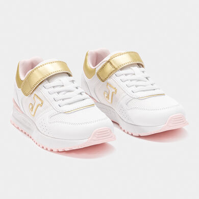 Sportschuhe casual J.Tornado Jr 25 junior weiß gold