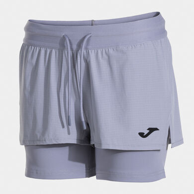 Short mujer Sculpture II azul