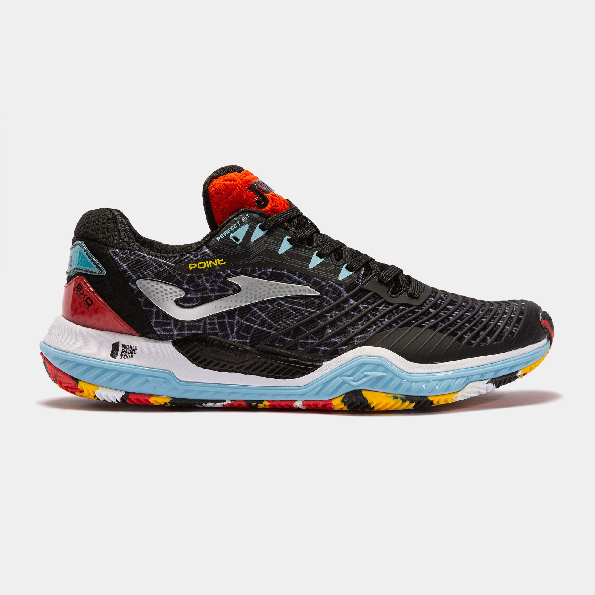 SHOES POINT 21 WORLD PADEL TOUR CLAY WOMAN BLACK RED