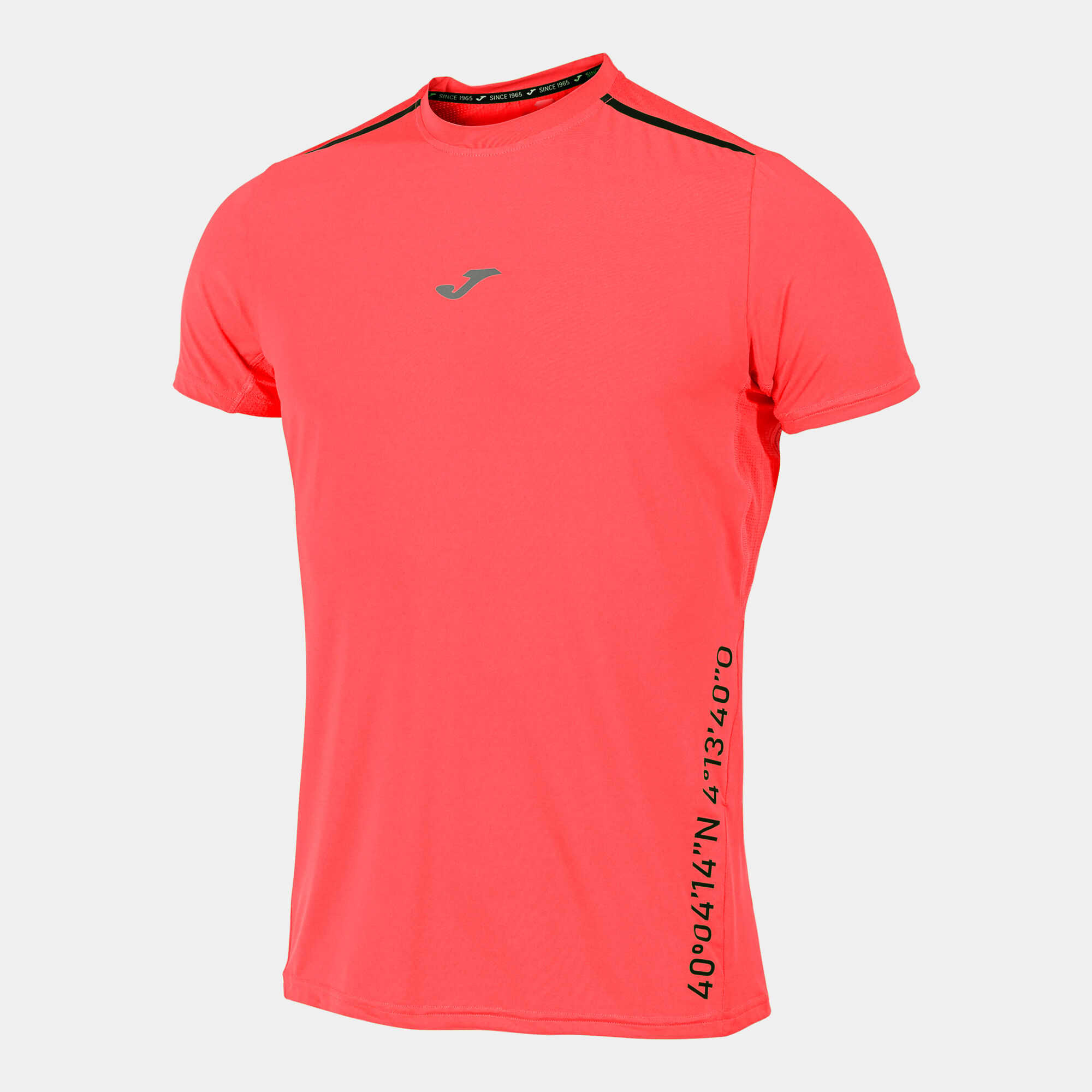 MAILLOT MANCHES COURTES HOMME R-CITY CORAIL FLUO
