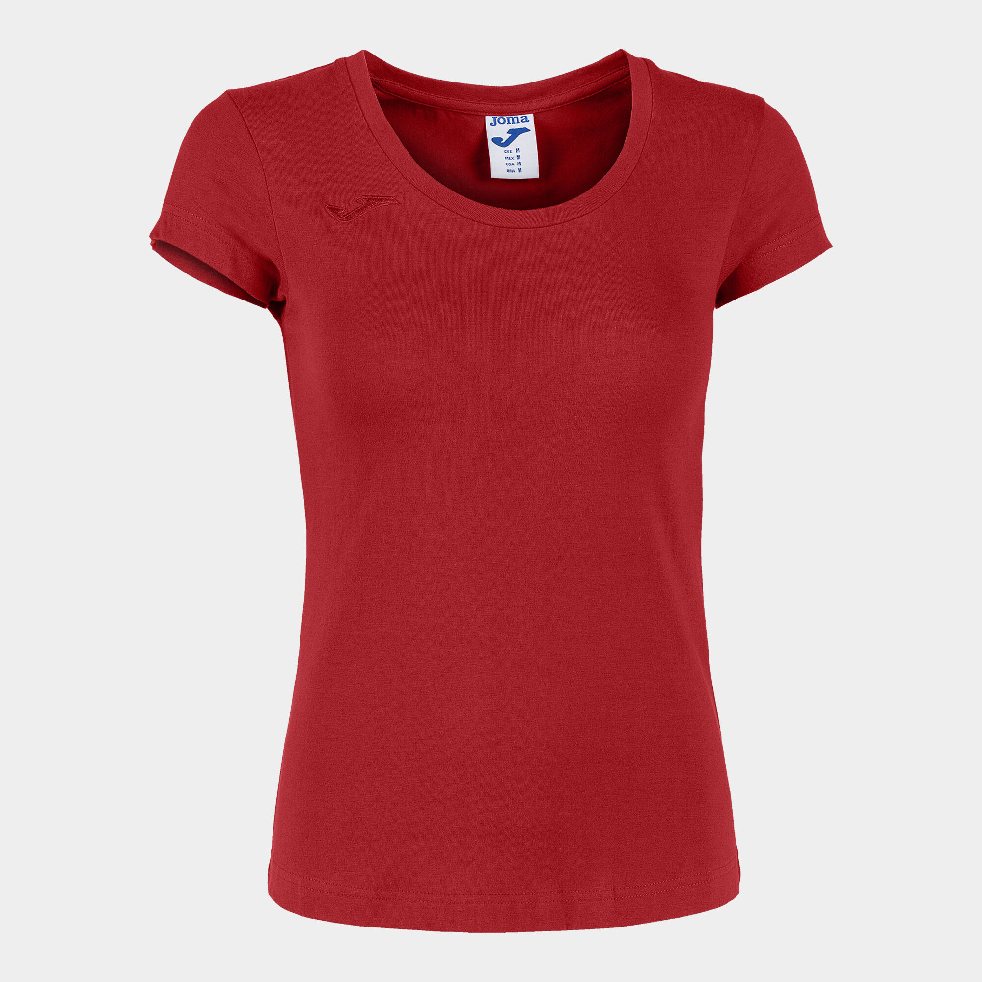 T-shirt manga curta mulher Verona vermelho